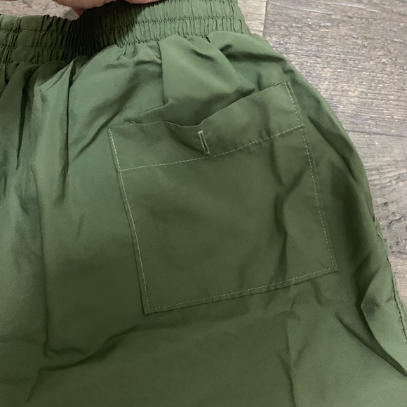 USMC Running Shorts (Green Silkies) - Picture 3 of 5